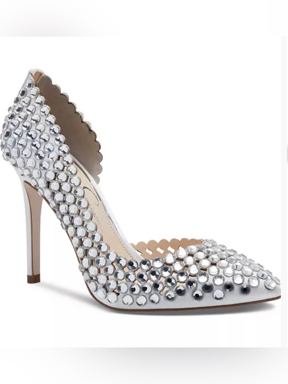 Jessica Simpson Happily Ever After Crystal Rhinestone Heels 8.5